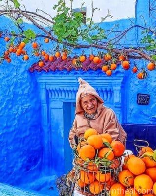 Chefchaouen The Blue Pearl Painting By Numbers Kits