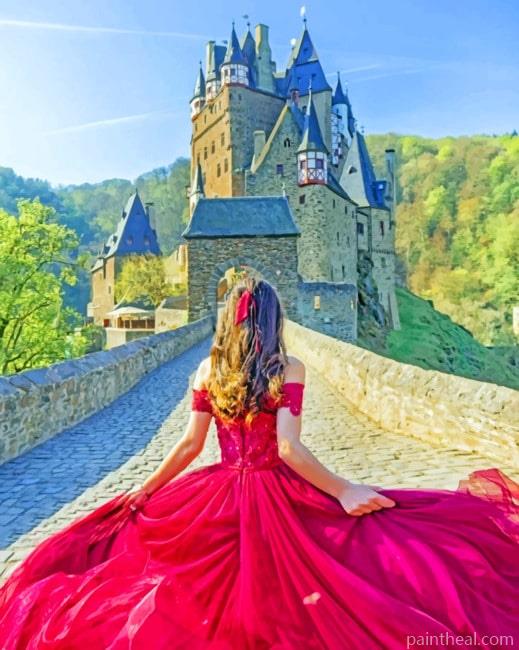 Eltz Castle Germany Travel Painting By Numbers Kits
