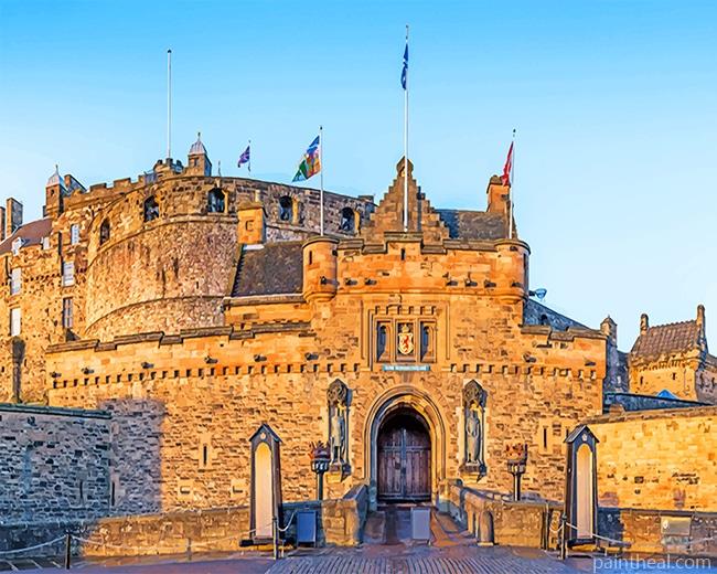 Edinburgh Castle- NEW Painting By Numbers Kits