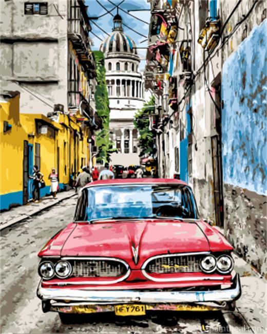 Havana Streets Cities Painting By Numbers Kits