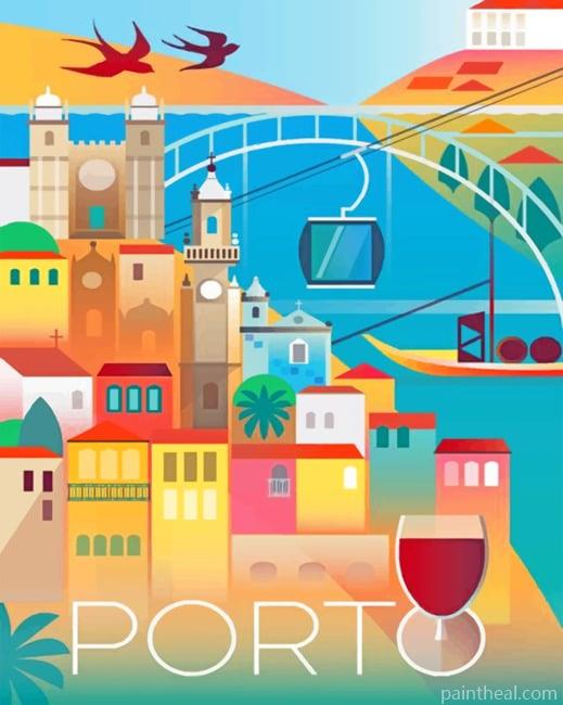 Porto Portugal Cities Painting By Numbers Kits