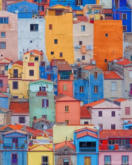Bosa Sardinia Italy NEW Painting By Numbers Kits
