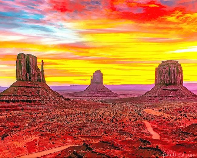 Monument Valley Arizona NEW Painting By Numbers Kits