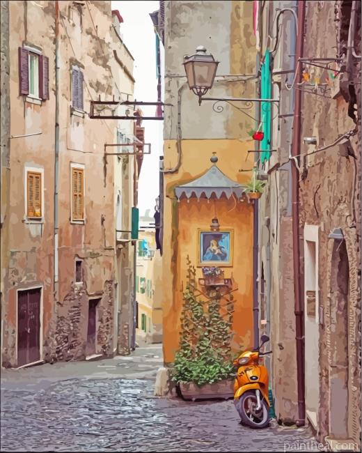 Italian Street Painting By Numbers Kits