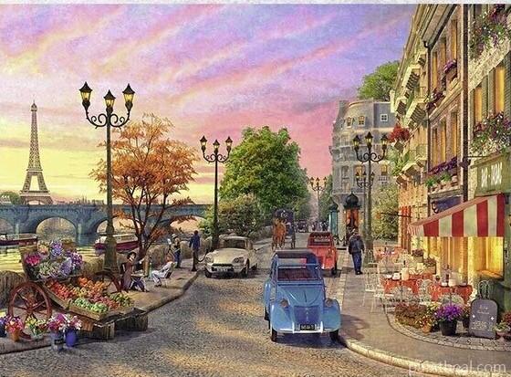 Paris In The 1930s Painting By Numbers Kits