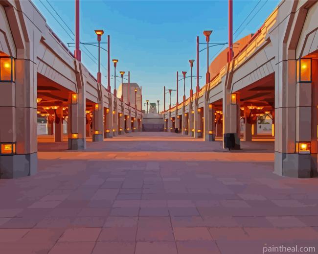 City Of Phoenix Streets Painting By Numbers Kits