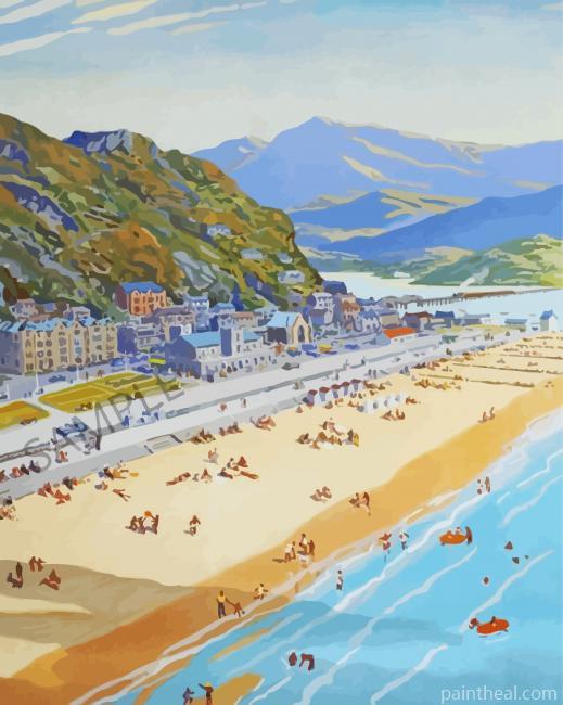 Barmouth Poster Painting By Numbers Kits