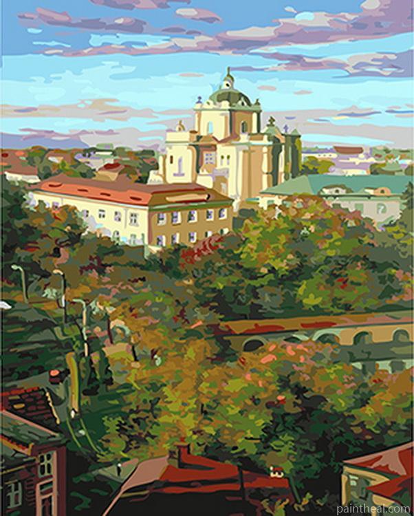 Park Mexico City Cities Painting By Numbers Kits