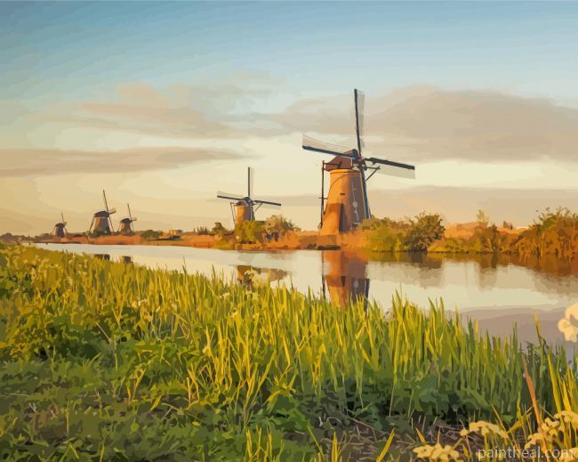 Aesthetic Rotterdam Painting By Numbers Kits