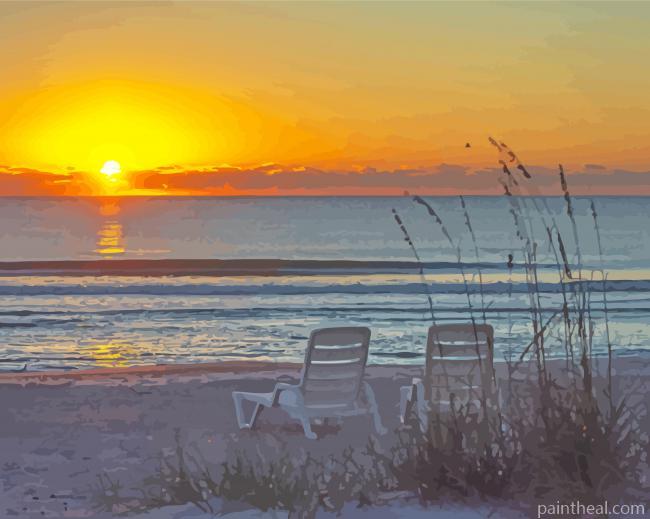 Aesthetic Amelia Island Painting By Numbers Kits