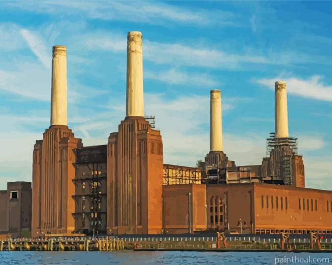 London Battersea Power Station Painting By Numbers Kits