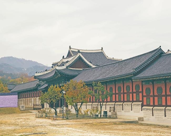 Gyeongbokgung Palace South Korea NEW Painting By Numbers Kits