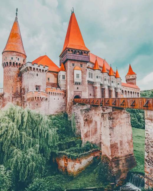 Hunyad Castle Romania NEW Painting By Numbers Kits