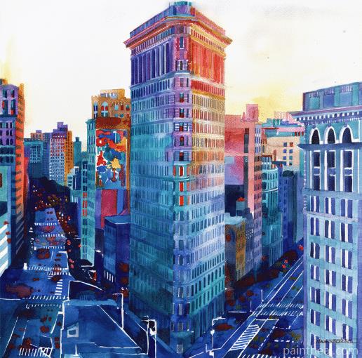 Beloved Monuments of New York Cities Painting By Numbers Kits