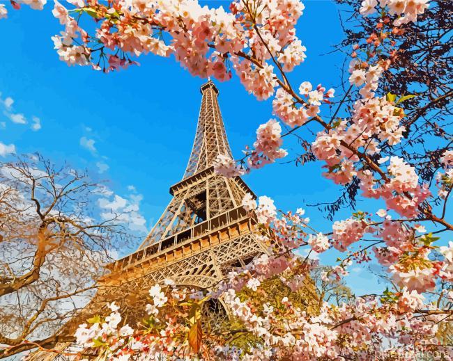 Paris In The Spring Painting By Numbers Kits