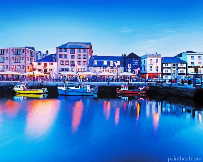 England Plymouth Port Painting By Numbers Kits