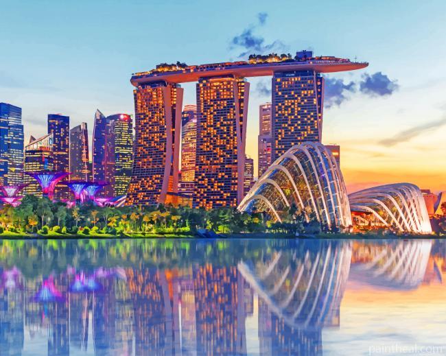 Singapore Painting By Numbers Kits