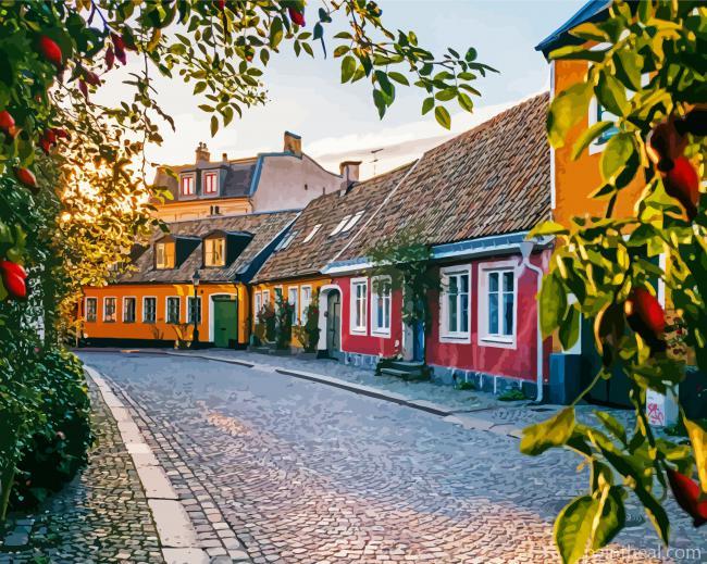 Lund Sweden Painting By Numbers Kits