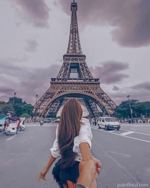 Take Me To Eiffel Tower NEW Painting By Numbers Kits