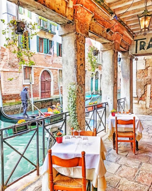 Italy Venice Painting By Numbers Kits