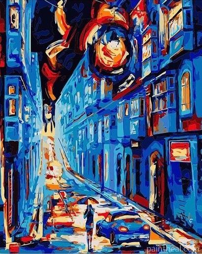 London Street Cities Painting By Numbers Kits