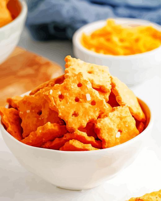 Cheese Crackers Painting By Numbers Kits