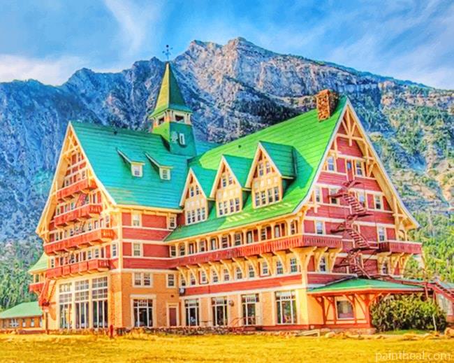 Waterton Lake National Park Of Canada NEW Painting By Numbers Kits