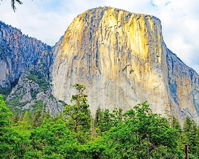 Mountain Yosemite California NEW Painting By Numbers Kits