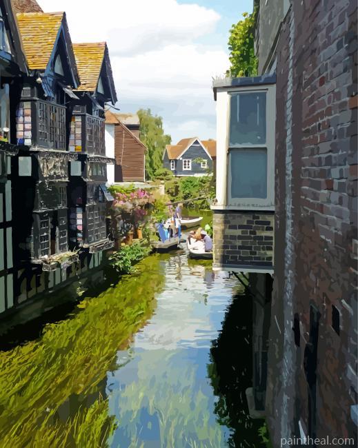 Canterbury Canal Painting By Numbers Kits