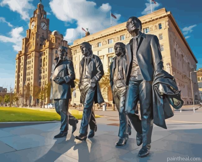 Beatles Liverpool Painting By Numbers Kits