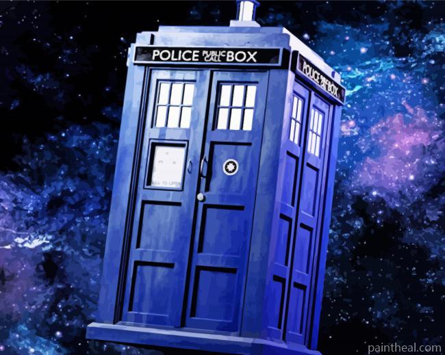 Doctor Who Tardis Art Painting By Numbers Kits