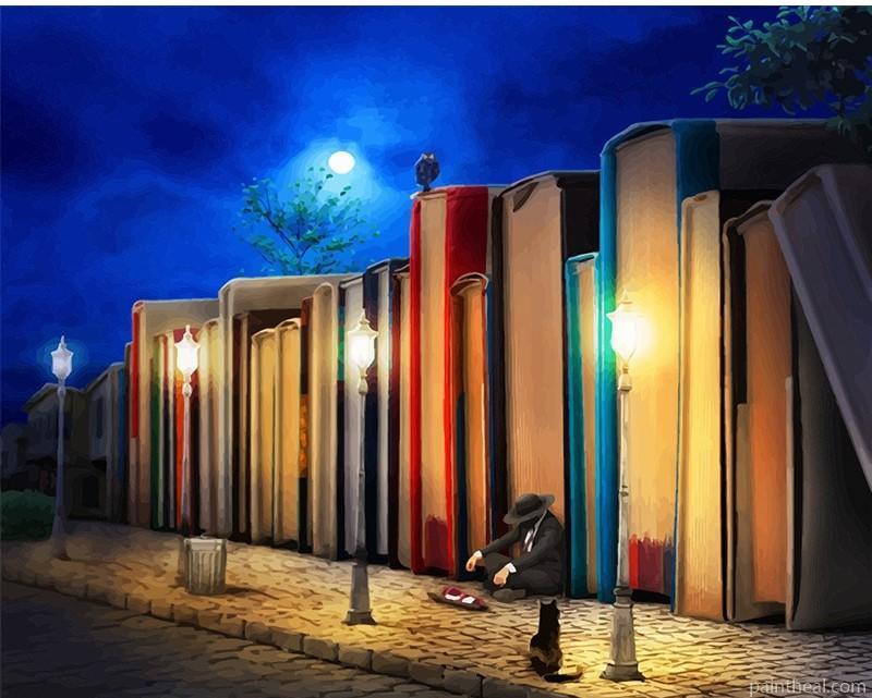 Book City Cities Painting By Numbers Kits