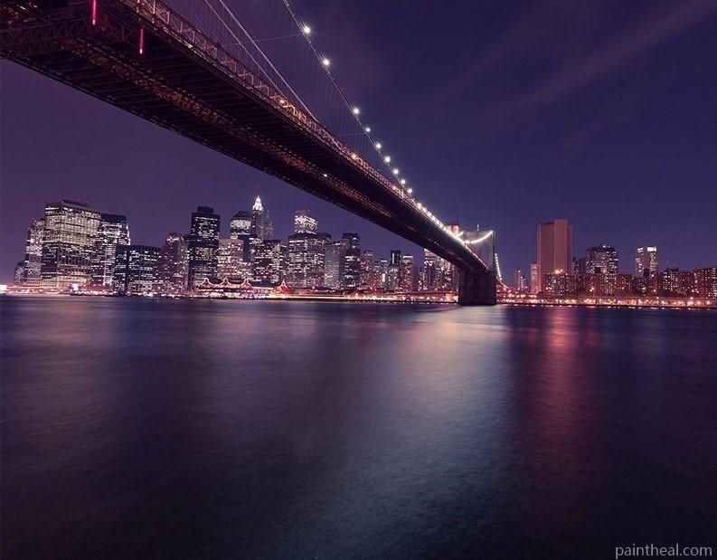 Brooklyn Bridge New York Landmark Cities Painting By Numbers Kits