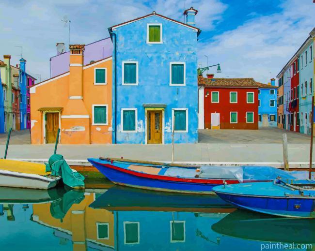 Colored Town Venice NEW Painting By Numbers Kits