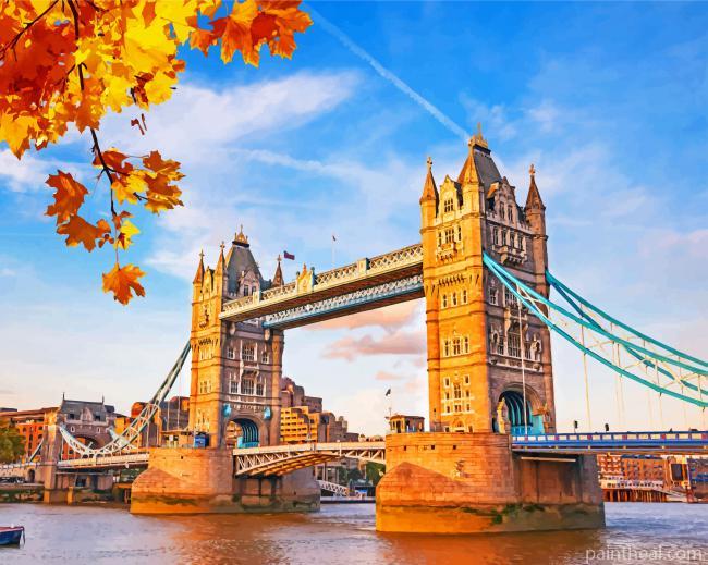 London Bridge Painting By Numbers Kits