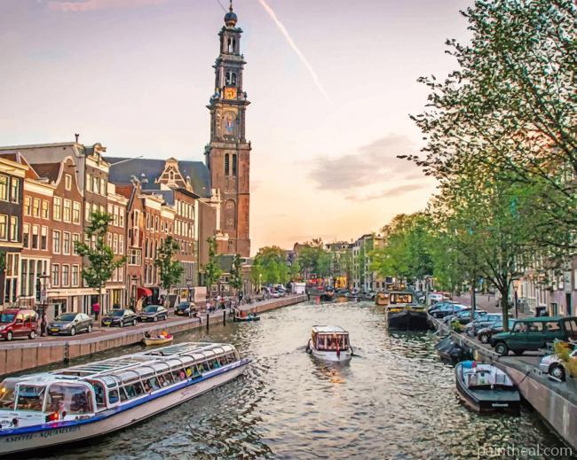 Anne Frank House Amsterdam Painting By Numbers Kits