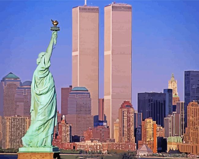 Twin Towers Painting By Numbers Kits