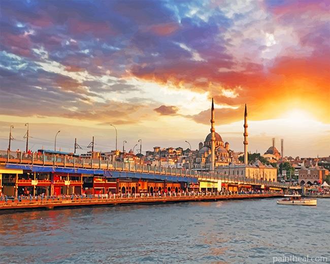 Istanbul Landscape NEW Painting By Numbers Kits