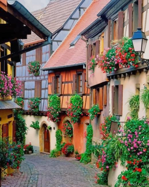 Aesthetic French Street NEW Painting By Numbers Kits