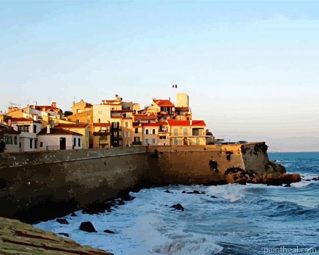 Antibes City Painting By Numbers Kits