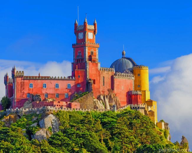 Pena National Palace Portugal NEW Painting By Numbers Kits