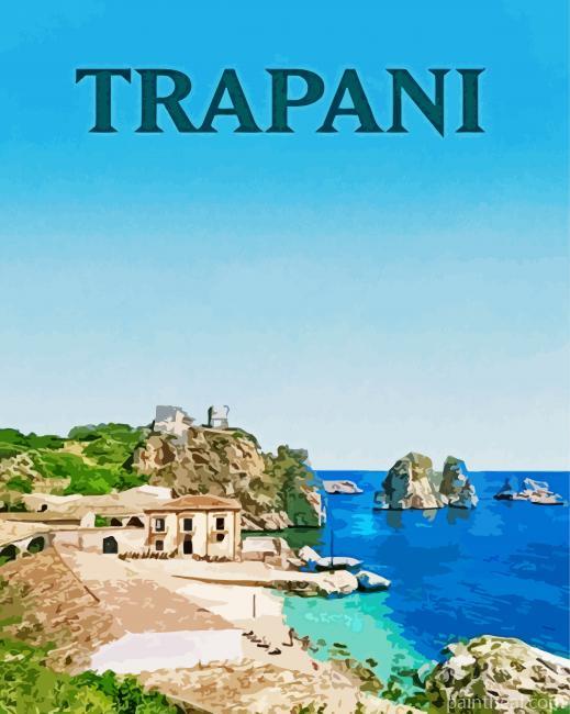 Trapani Poster Painting By Numbers Kits