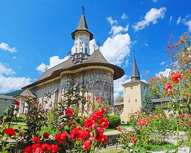 Sucevita Monastery Church NEW Painting By Numbers Kits