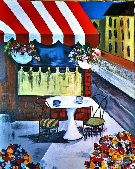 Coffeeshop Cities Painting By Numbers Kits