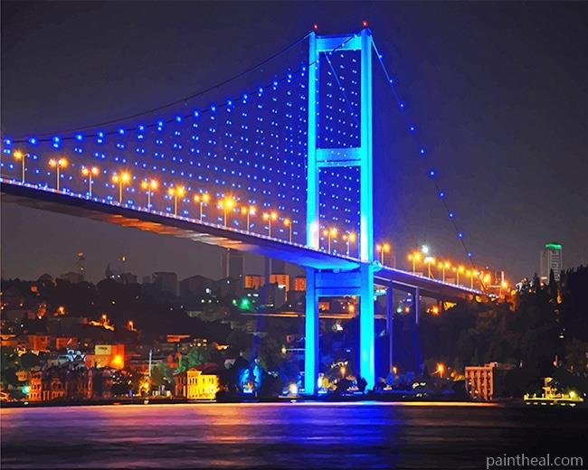 Bosphorus Bridge Turkey NEW Painting By Numbers Kits