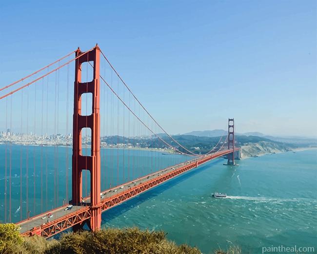 Golden Gate Bridge San Fransisco NEW Painting By Numbers Kits