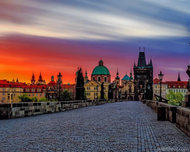 Charles Bridge Prague NEW Painting By Numbers Kits