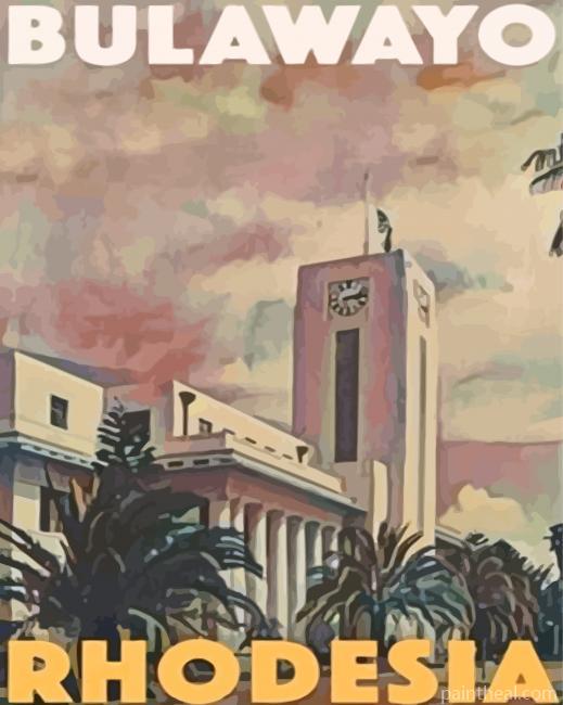 Bulawayo Poster Painting By Numbers Kits