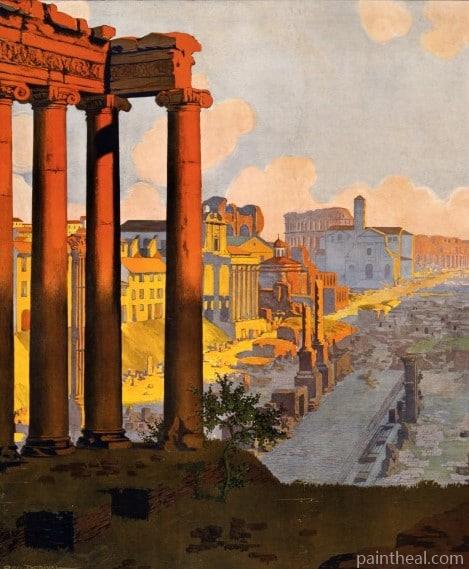 Posters Of Rome Cities Painting By Numbers Kits