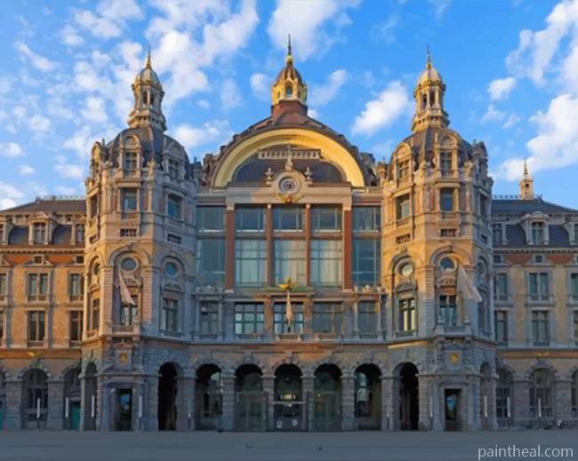 Antwerpen Central Painting By Numbers Kits